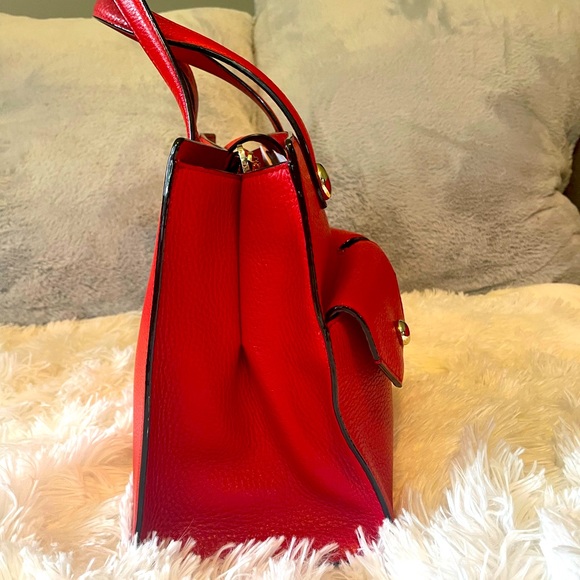 NEW Authentic Kate Spade Red Leather Purse - Picture 2 of 8